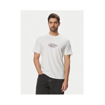 Tricou Barbati -  alb - croiala regular fit - bumbac
