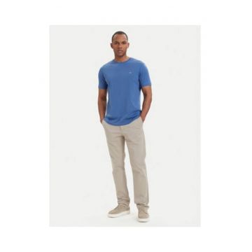 Tricou barbati -  albastru - bumbac - croiala regular fit