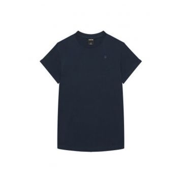 Tricou barbati -  albastru - bumbac organic - croiala regular fit -