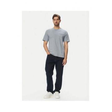 Tricou barbati -  albastru - bumbac organic - croiala regular fit