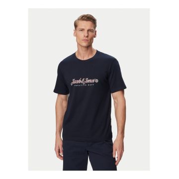 Tricou barbati -  albastru - bumbac organic - regular fit