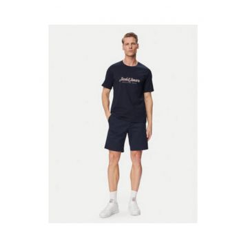 Tricou barbati -  albastru - bumbac organic - regular fit