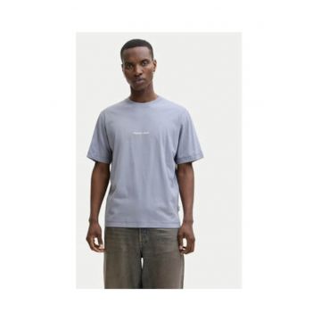 Tricou barbati -  albastru - bumbac - regular fit