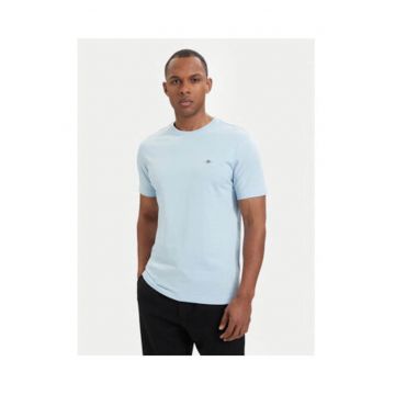 Tricou barbati -  albastru - bumbac - regular fit