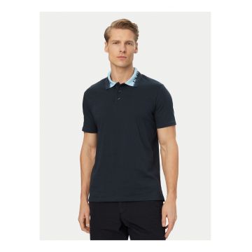 Tricou barbati -  bleumarin - bumbac - imprimeu grafic - maneca scurta
