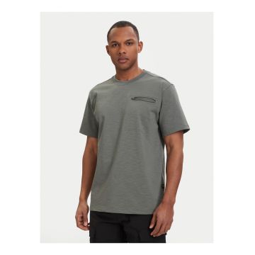 Tricou barbati -  culoare verde - bumbac organic - croiala regular fit