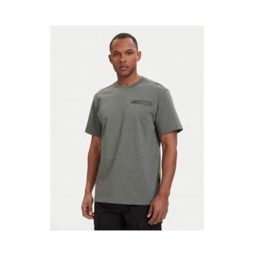 Tricou barbati -  culoare verde - bumbac organic - croiala regular fit