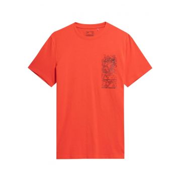Tricou barbati din bumbac  Portocaliu - Portocaliu