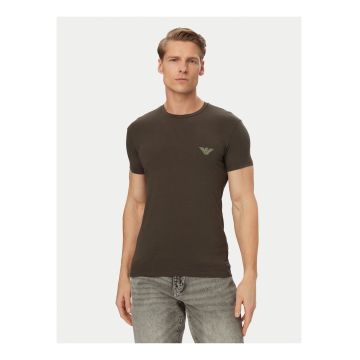 Tricou barbati -  kaki - bumbac