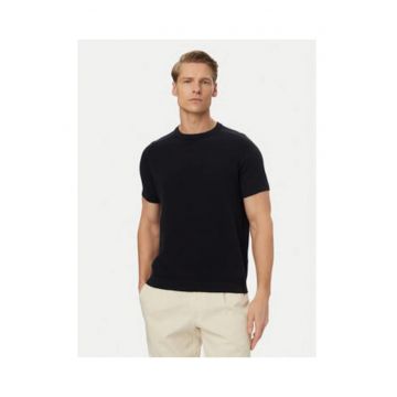 Tricou barbati -  negru - bumbac - croiala regular fit