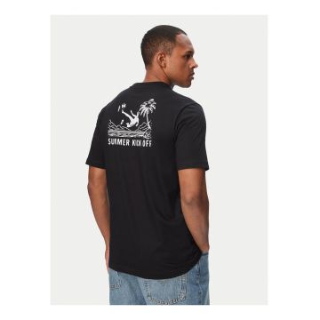 Tricou Barbati -  Negru - Bumbac - Croiala regulara