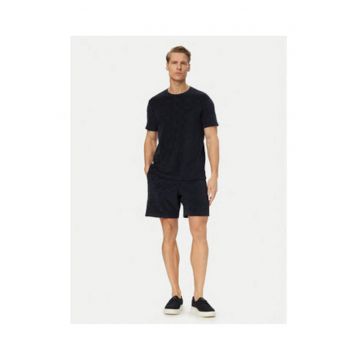 Tricou barbati -  negru - bumbac si poliester - croiala regular fit