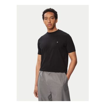 Tricou barbati -  negru - din bumbac organic - regular fit