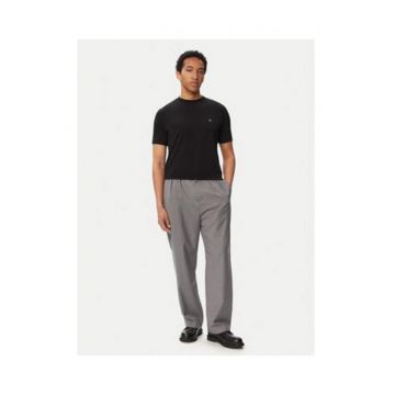 Tricou barbati -  negru - din bumbac organic - regular fit