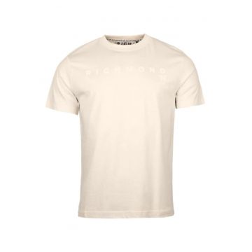 Tricou barbati T-SHIRT SILKOM -  Bumbac - Crem - Crem