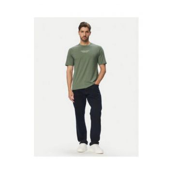 Tricou barbati -  verde - bumbac - regular fit