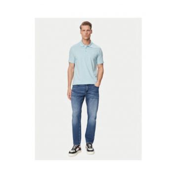 Tricou Polo Barbati -  Albastru - bumbac - maneca scurta