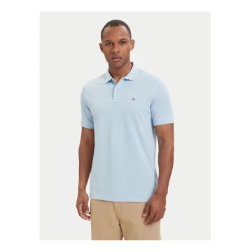 Tricou Polo Barbati -  Albastru - bumbac - maneca scurta