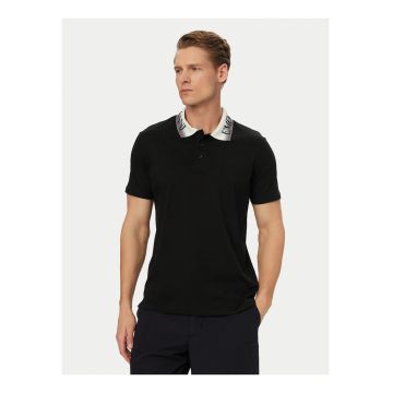 Tricou Polo Barbati -  Negru - bumbac - imprimeu grafic