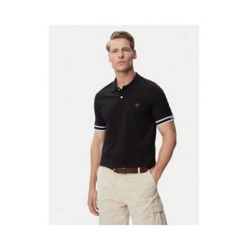 Tricou Polo Barbati -  Negru - bumbac - maneca scurta -