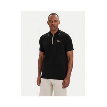 Tricou Polo Barbati -  Negru - bumbac - maneca scurta