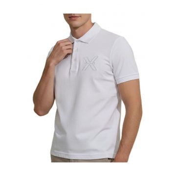 Tricou polo barbati POLO TACHILA -  Bumbac - Alb - Alb