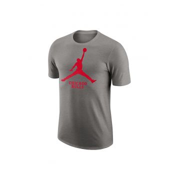 Tricou sport barbati  Chicago Bulls - gri - bumbac/poliester