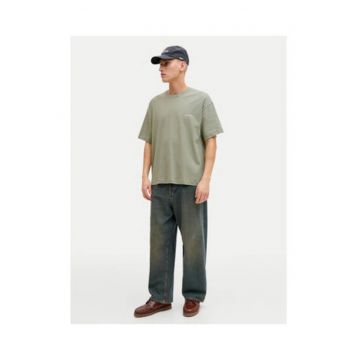 Tricou  verde - bumbac - croiala regular fit - Verde
