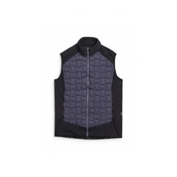Vesta de trekking barbati  Primaloft - ultrausoara - impermeabila - poliester - negru