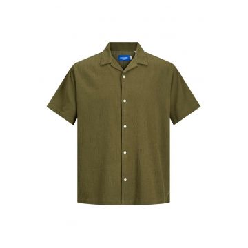 Camasa barbati  verde - maneci scurte - 100% bumbac -