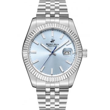 Ceas de barbati BEVERLY HILLS BP3018X.302 - albastru - in stil fashion