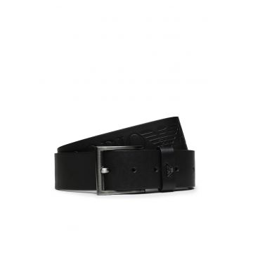 Curea barbati -  piele naturala - negru -