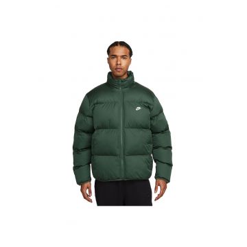 Geaca sport  pufoasa - pentru barbati - verde - fabricata din material sintetic -