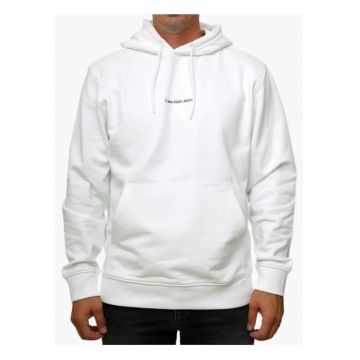 Hanorac barbati Grid Monogram J30J325639 - croiala Regular Fit - Alb - Alb
