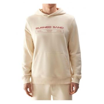 Hanorac barbati  model 4FWSS24TSWSM1012 - culoare bej - material confortabil -
