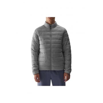 Jacheta sport barbati  matlasata - hidrofuga - doua buzunare laterale - gri - poliester -