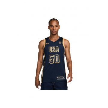 Maiou sportiv barbati  tehnologie Dri-FIT - negru - poliester