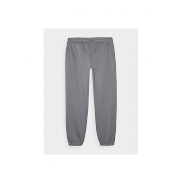 Pantaloni Jogger Casual Barbati  Gri - Bumbac & Poliester - Termici - Sportstyle - Marimi S-XXL