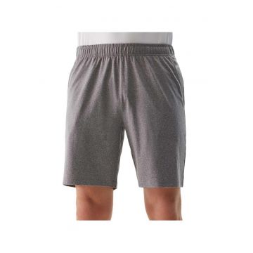 Pantaloni scurti barbati  gri - poliester-elastan - talie elastica - tehnologie 4FDry