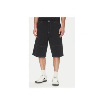 Pantaloni scurti barbati Jack Jones - 12278222 - Bumbac - Negru - Negru