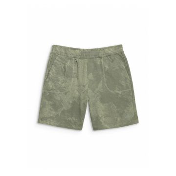 Pantaloni scurti barbati  masliniu - bumbac