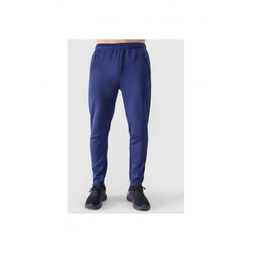 Pantaloni sport barbati  antrenament - uscare rapida - bleumarin - material sintetic