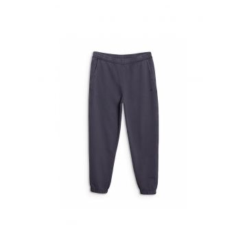 Pantaloni sport barbati  bumbac/poliester - manseta elastica - gri