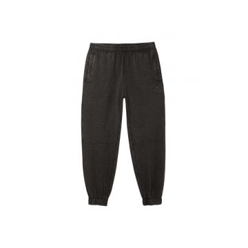 Pantaloni sport barbati  croiala regulata - talie ajustabila - bumbac/poliester - gri