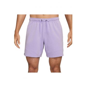 Pantaloni sport barbati  Primary Fleece FZ0961 - poliester/bumbac - lila