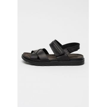 Sandale din piele Asher - Negru