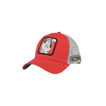 Sapca baseball pentru barbati -  Freegun Looney Tunes CL-LOO-1-BUG1 - Rosu - One size