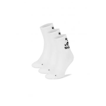 Sosete sport barbati -  SKARPERY SHAQ CORE 3 perechi - alb -