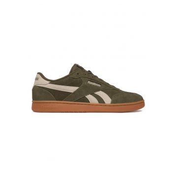 Tenisi barbati -  piele naturala - design variat - Verde