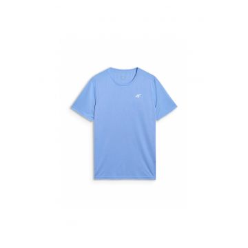 Tricou Alergare Barbati  Albastru - Reflectorizant